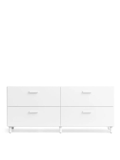 Relief Kommode, lav fra String - Hvid - Jacobsen Plus