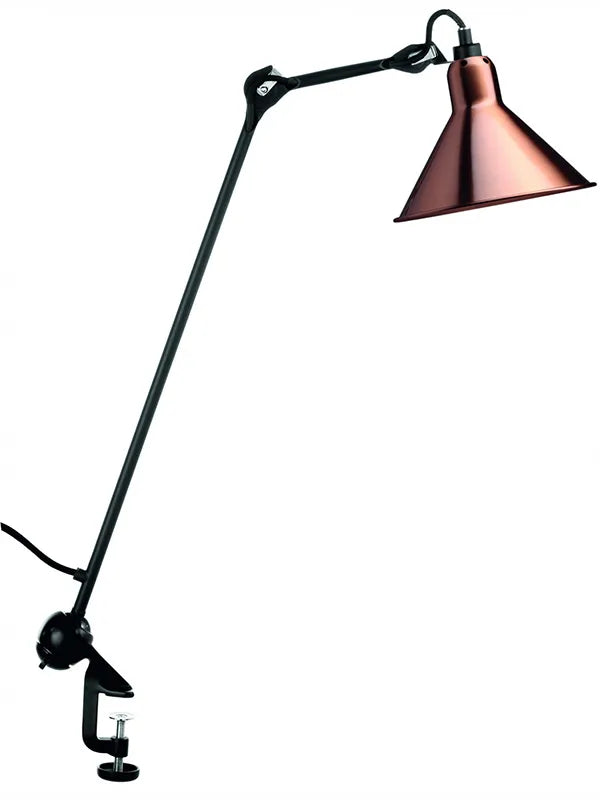 Nr. 201 bordlampe fra Lampe Gras - Sort stel / Kobber - Jacobsen Plus