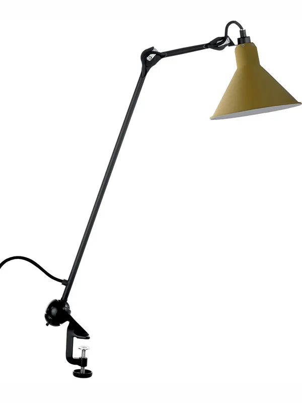 Nr. 201 bordlampe fra Lampe Gras - Sort stel / Gul - Jacobsen Plus