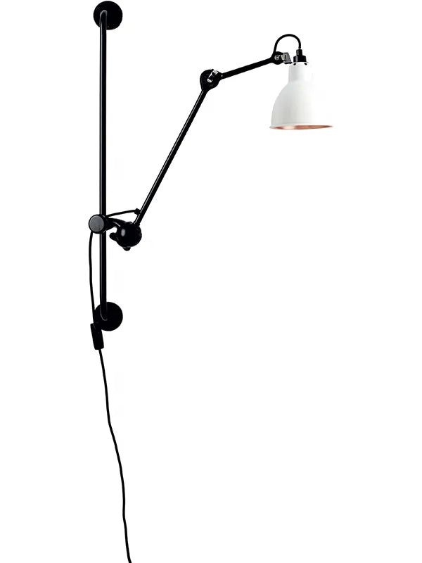 Nr. 210 væglampe fra Lampe Gras - Mathvid-kobber inderside - Jacobsen Plus