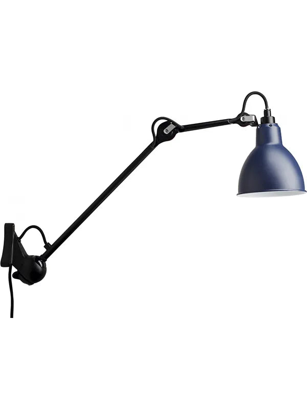 Nr. 222 væglampe fra Lampe Gras - Sort stel / Blå - Jacobsen Plus