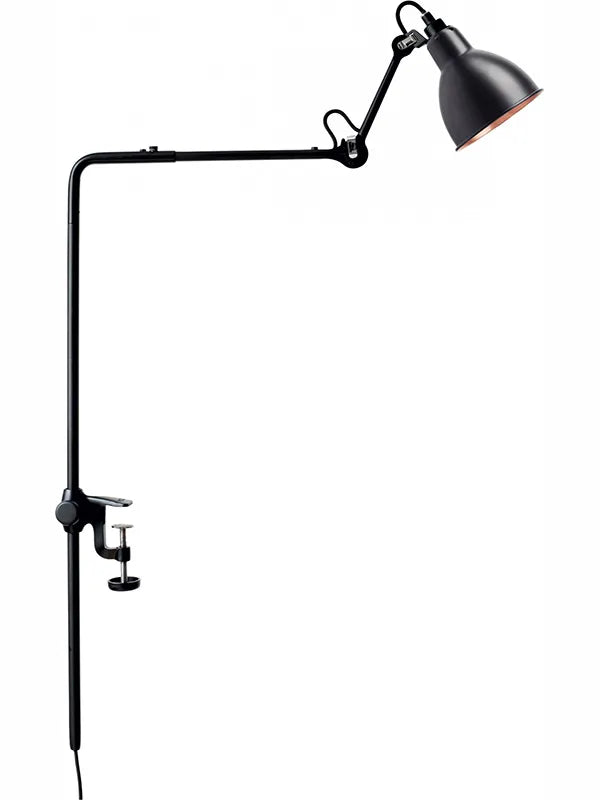 Nr. 226 bordlampe fra Lampe Gras - Sort-kobber inderside - Jacobsen Plus