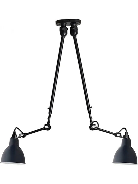 Nr. 302 dobbelt loftlampe fra Lampe Gras - Blå - Jacobsen Plus