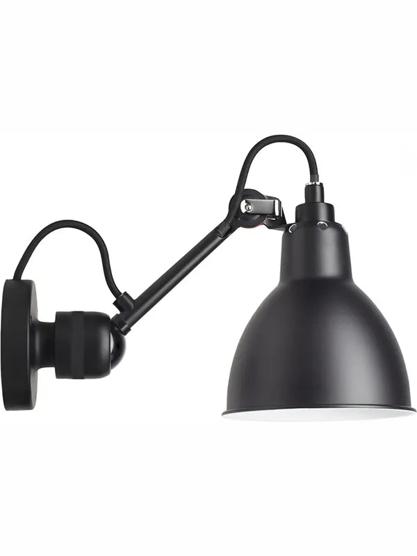 Nr. 304 væglampe fra Lampe Gras - Sort stel / Sort - Jacobsen Plus