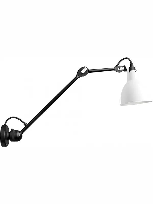 Nr. 304 L40 væglampe fra Lampe Gras - Sort stel / Mathvid - Jacobsen Plus