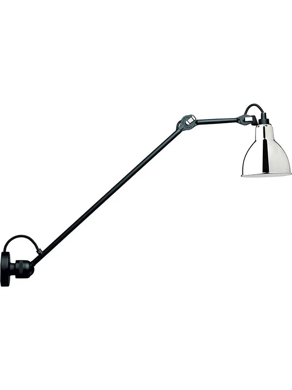 Nr. 304 L60 væglampe fra Lampe Gras - Sort stel / Krom - Jacobsen Plus