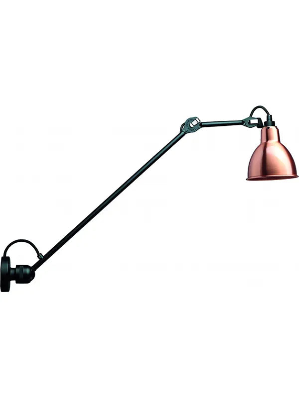 Nr. 304 L60 væglampe fra Lampe Gras - Sort stel / Kobber - Jacobsen Plus