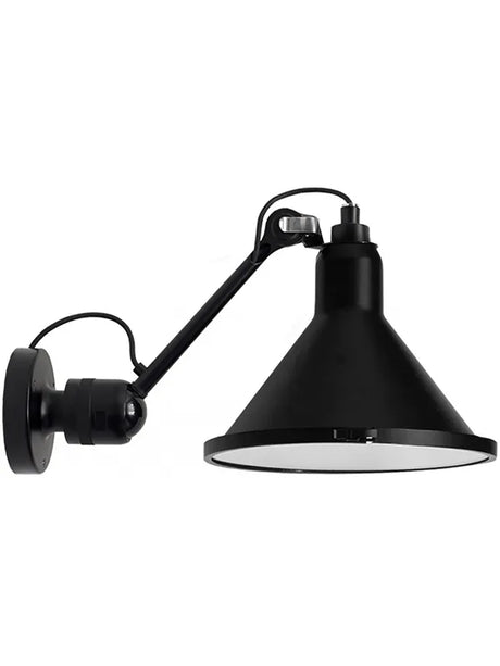 Nr. 304XL udendørs væglampe fra Lampe Gras - Sort - conic skærm / Uden sensor - Jacobsen Plus