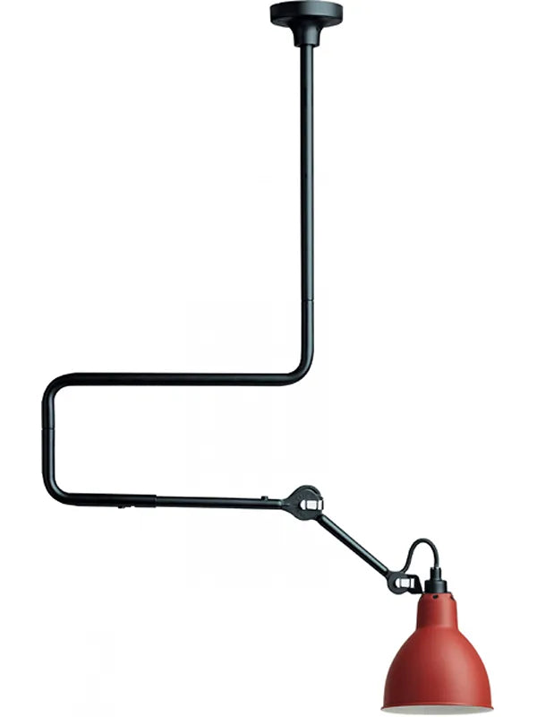 Nr. 312 loftlampe fra Lampe Gras - Rød - Jacobsen Plus