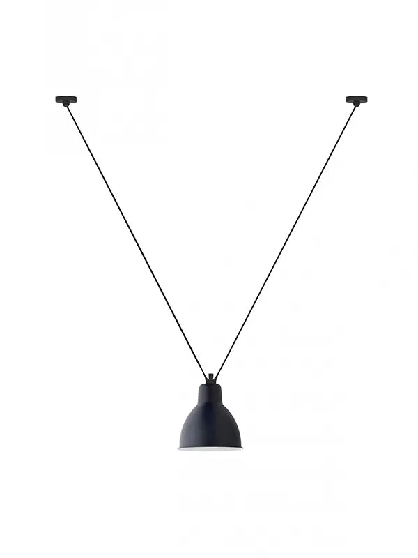 Nr. 323XL Loftlampe fra Lampe Gras - Blå - rund skærm - Jacobsen Plus