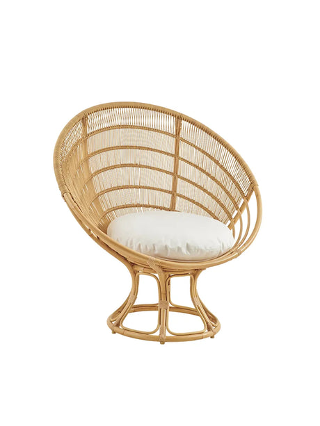 Luna Exterior Lænestol fra Sika-Design - Natural / A675 - Taupe - Jacobsen Plus