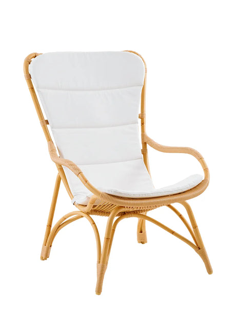 Monet Exterior Lænestol fra Sika-Design - Natural / A670 - White - Jacobsen Plus