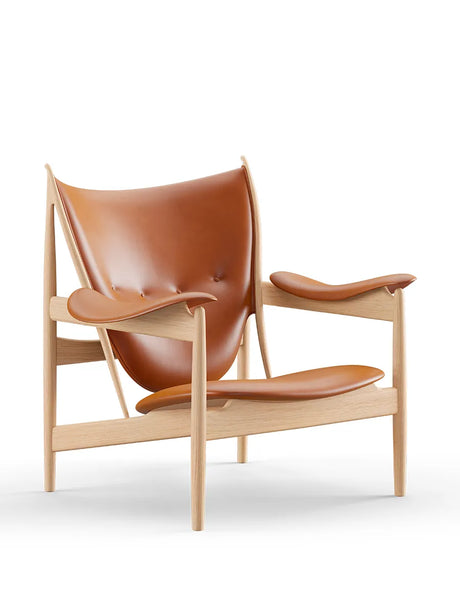 Høvdingestol af Finn Juhl - Lædergruppe 3 / Eg farveneutral olie - Jacobsen Plus