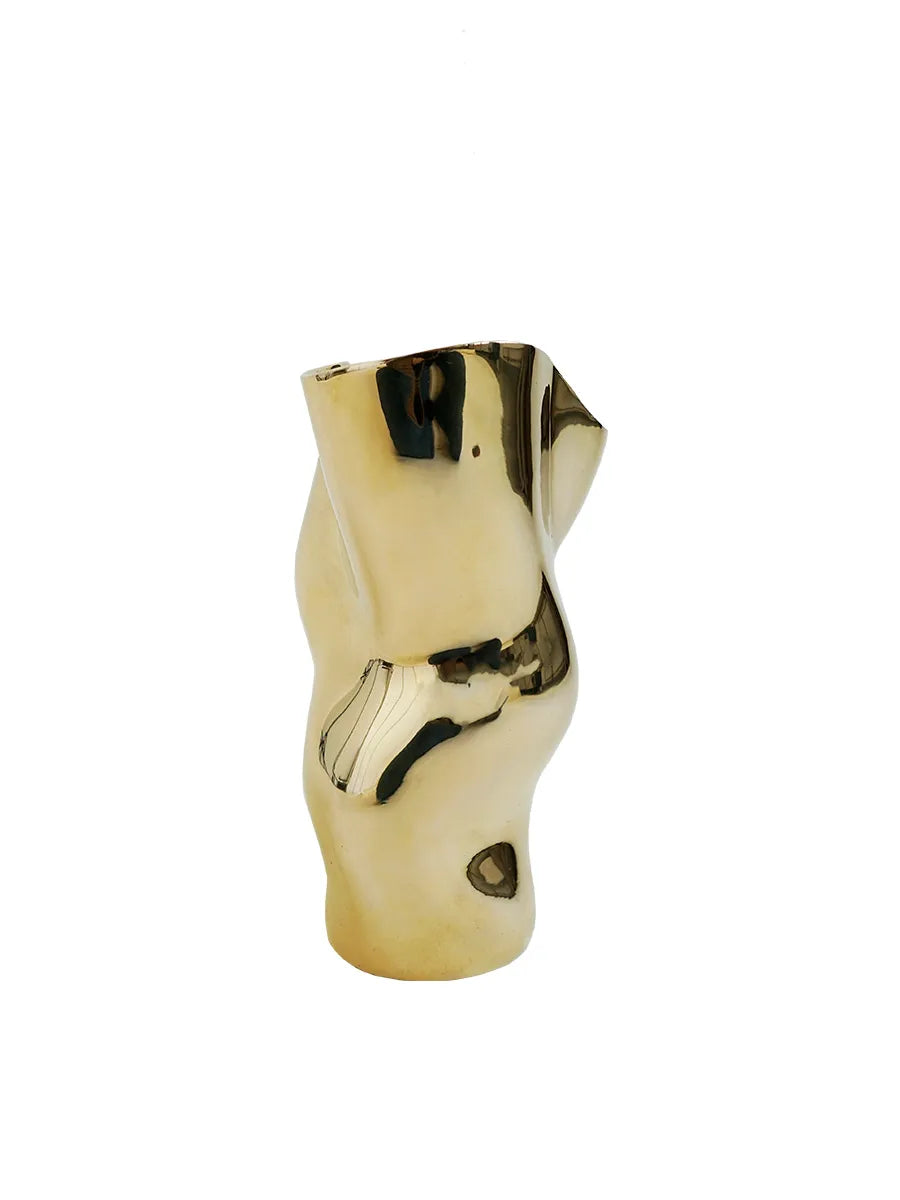 Ostrea 25 Vase, gold fra Hein Studio - 1 - Jacobsen Plus