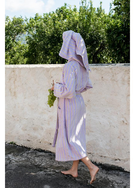 Naram badekåbe, Lilac & Neon Yellow fra Bongusta - 1 - Jacobsen Plus