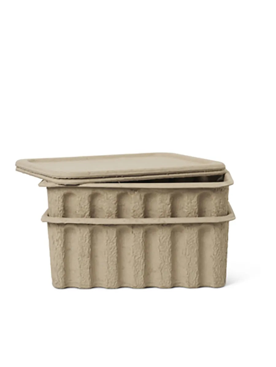 Paper Pulp Box, 2 stk fra Ferm Living - 1 - Jacobsen Plus