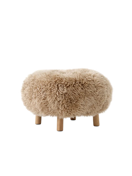 Little Petra Pouf, sheepskin honey 50 mm fra &Tradition - 1 - Jacobsen Plus