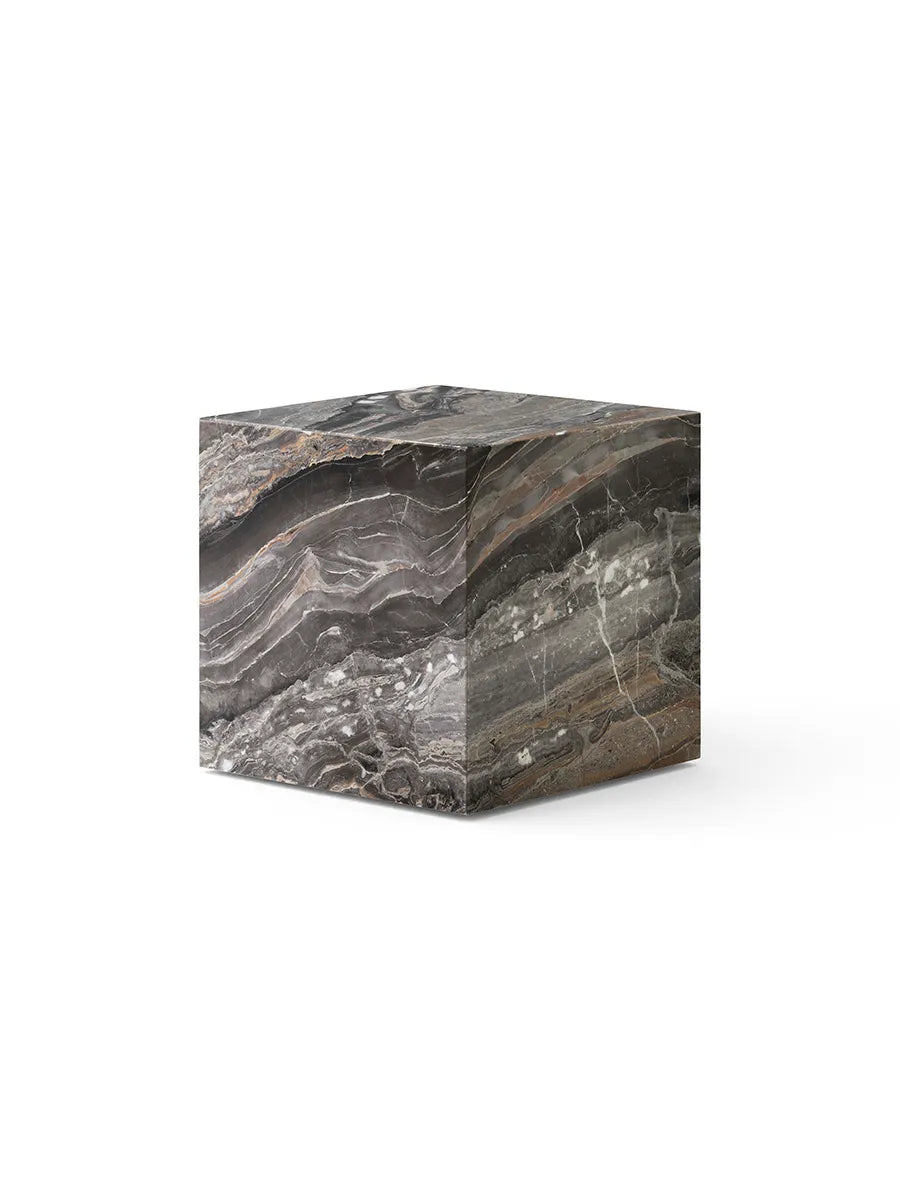 Plinth Cubic, grey galaxy marble fra Audo Copenhagen - 1 - Jacobsen Plus