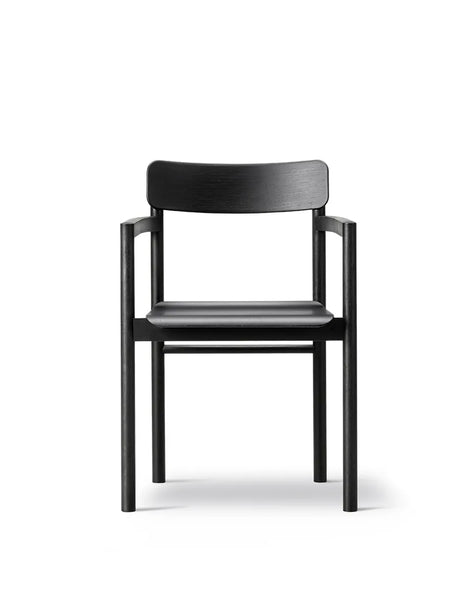Post Spisebordsstol, eg sort lak fra Fredericia Furniture - 1 - Jacobsen Plus