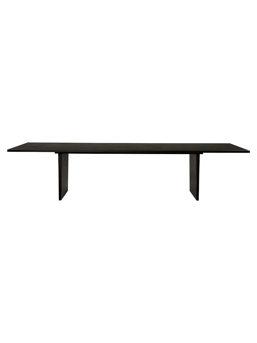 Private Dining Table, 320x100 cm fra GUBI - Brown-Black Ash - Jacobsen Plus