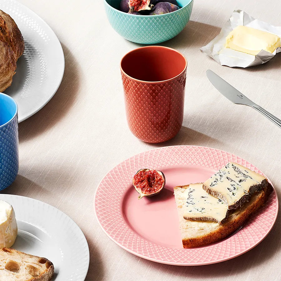 Rhombe krus, blå fra Lyngby Porcelæn