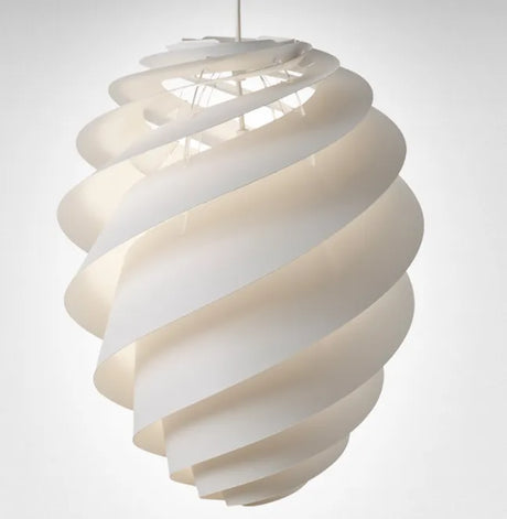 Swirl 2, hvid fra Le Klint - Plast - Hvid / Large (Ø: 55 cm, h: 70 cm) - Jacobsen Plus