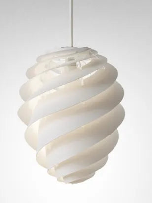 Swirl 2, hvid fra Le Klint - Plast - Hvid / Small (Ø: 18 cm, h: 23 cm) - Jacobsen Plus