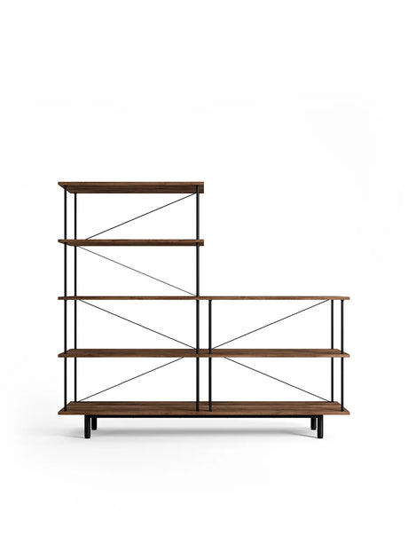 Seiton Reol 3-2 L, valnød fra Stellar Works - 1 - Jacobsen Plus