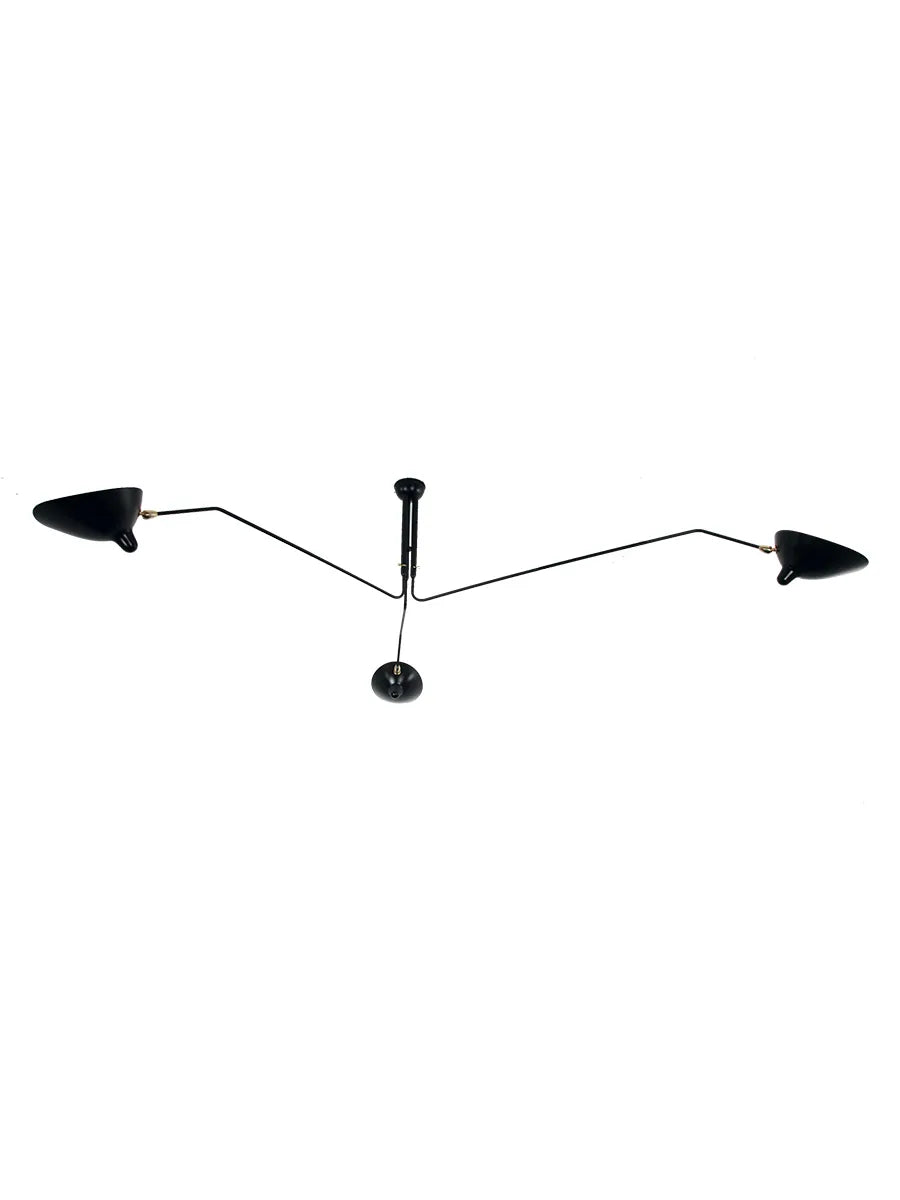 Ceiling Lamp w/3 Rotating Arms af Serge Mouille - 1 - Jacobsen Plus