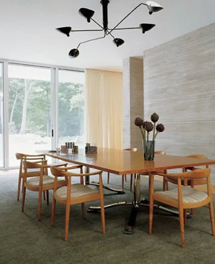 Ceiling Lamp w/6 Rotating Arms af Serge Mouille - 2 - Jacobsen Plus