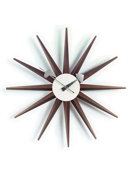 Sunburst Clock fra Vitra - valnød - Jacobsen Plus