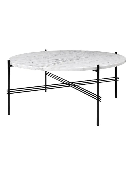 Gamfratesi TS Bord Ø80 fra GUBI - Hvid - sort - Jacobsen Plus