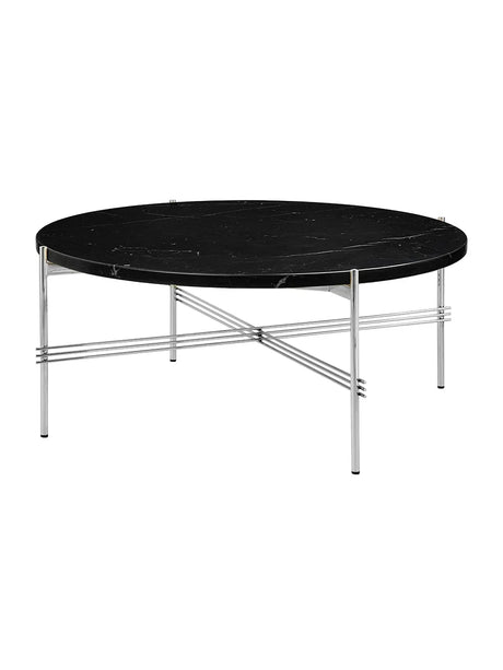 Gamfratesi TS Bord Ø80 fra GUBI - Sort - Poleret stål - Jacobsen Plus
