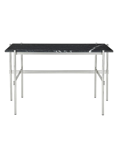 TS Desk 120x60 fra GUBI - Black Marquina - Stål stel - Jacobsen Plus