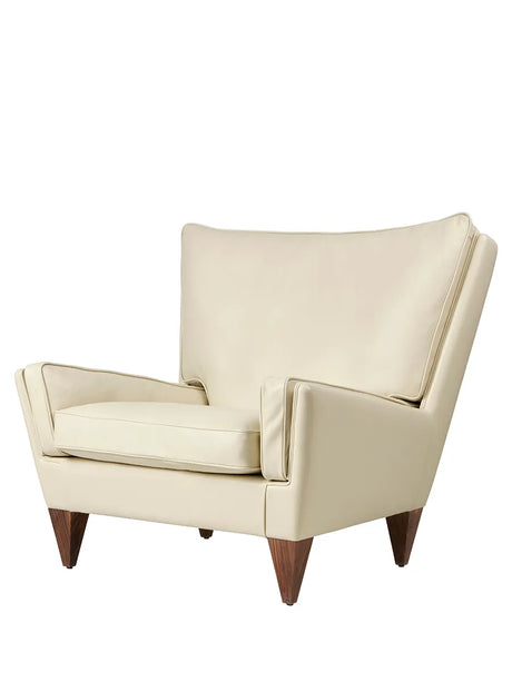 V11 Lounge Chair, smooth leather cream fra GUBI - 1 - Jacobsen Plus