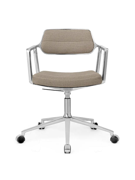 VIPP453 Swivel+ Chair m/hjul, dark sand tekstil fra Vipp - 1 - Jacobsen Plus