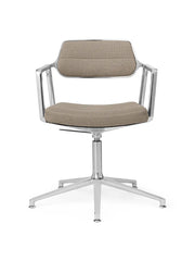 VIPP453 Swivel+ Chair, dark sand tekstil fra Vipp