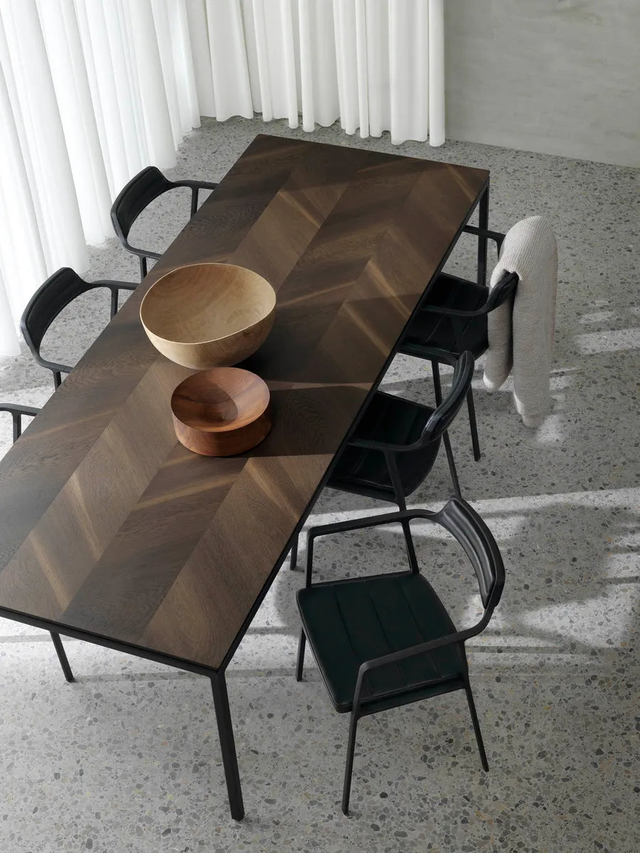 Stol med læder fra Vipp