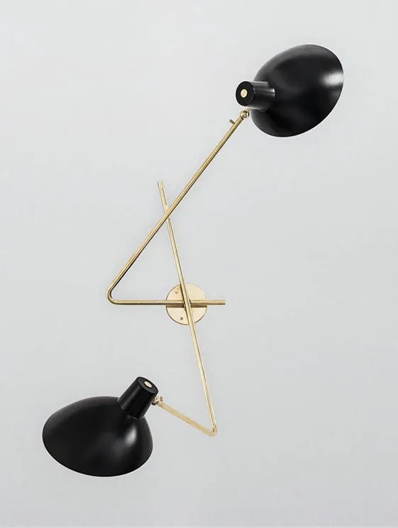 VV Cinquanta Twin fra Astep - Messing stel med sort skærm - Jacobsen Plus