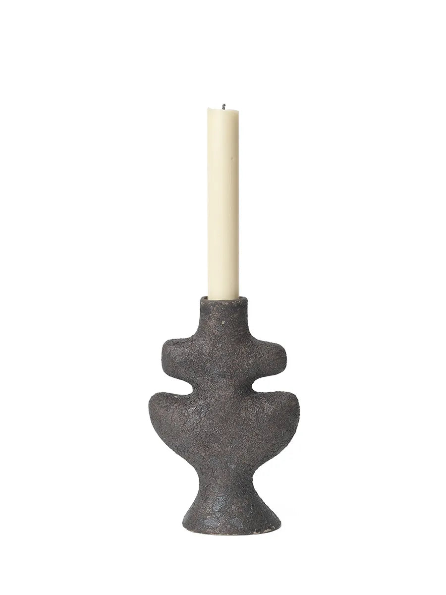 Yara Candle Holder Small, rustic iron fra Ferm Living - 1 - Jacobsen Plus