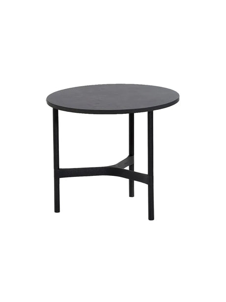 Twist Sofabord, lille fra Cane-line - Lava grey / Dark grey (kompaktlaminat) - Jacobsen Plus