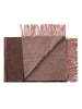 Franja Plaid, pink/brown fra Silkeborg Uldspinderi
