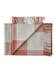 Caracas Plaid, rosewood fra Silkeborg Uldspinderi