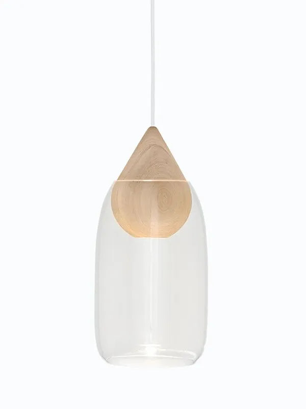 Liuku Base Drop pendel fra Mater - Inkl. gennemsigtig glasskærm - Jacobsen Plus