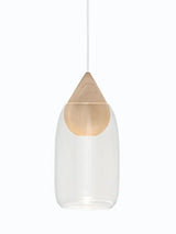 Liuku Base Drop pendel fra Mater - Inkl. gennemsigtig glasskærm - Jacobsen Plus