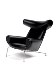 OX Chair - Primo 88 læder i sort af Hans J. Wegner