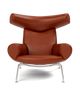 OX Chair - Cera 905 læder i Russet Brown af Hans J. Wegner
