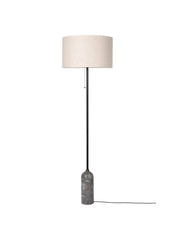 Gravity Gulvlampe, canvas skærm fra GUBI