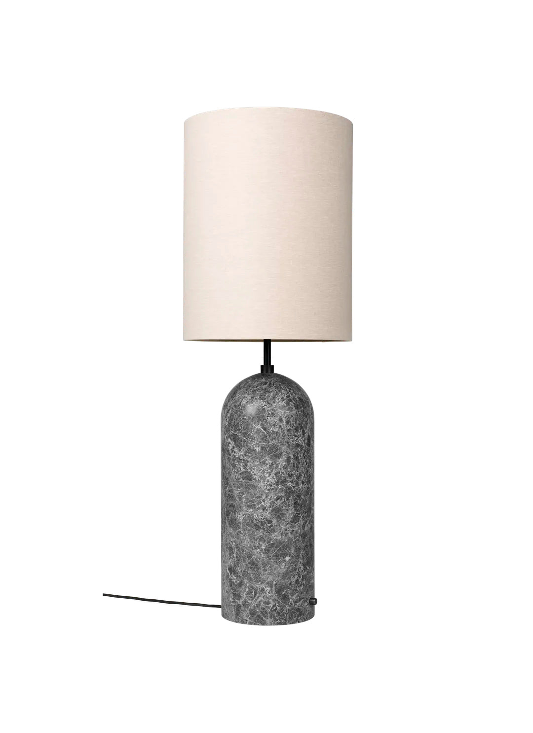 Gravity High XL Gulvlampe, canvas skærm fra GUBI