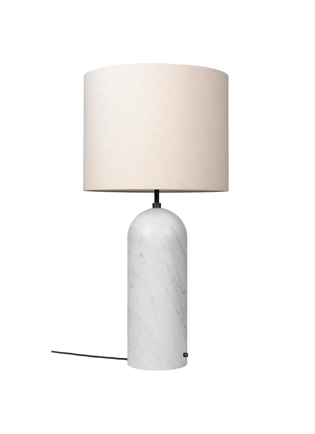 Gravity Low XL Gulvlampe, canvas skærm fra GUBI